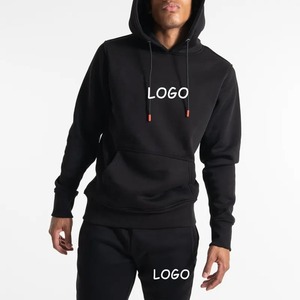 <b>Pullover</b> Custom Embroidery Logo Hoodie Full Zipper <b>Men</b> Tracksuit Breathable Long Sleeve Casual Football <b>Jacket</b> 100% Cotton - Product Image 1