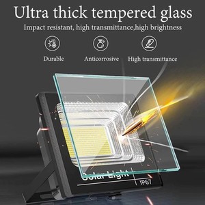 Luces solares de inducción para exteriores, 200W, resistente al agua, IP67, ABS, cuerpo de lámpara, certificado CE, montaje en pared, regulable, 10000K para aplicaciones de jardín - Product Image 4