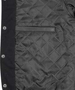 Chaqueta Varsity de Béisbol con Mangas de Cuero, Chaqueta Bomber Varsity Letterman, Chaqueta Varsity de Béisbol de PU, Chaqueta Casual para Hombre - Product Image 6