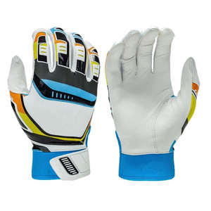 Guantes de Bateo de Béisbol de Cuero Suave, Duraderos, Transpirables, con Cierre de Gancho y Bucle, de Secado Rápido, Ecológicos, para Entrenamiento y Competencia - Product Image 1