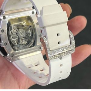 Reloj de Diamantes Moissanite DEF de Alta Calidad, Estilo Hip Hop, con Mecanismo Mecánico Automático y Manual - Product Image 5