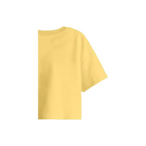 เสื้อยืดแขนสั้นคอกลมไซส์ใหญ่สำหรับผู้หญิง ผ้าฝ้ายออร์แกนิค 100% ระบายอากาศได้ดี เป็นมิตรกับสิ่งแวดล้อม ลายนูน สีแดงลำลอง - Product Image 5