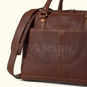 Stylish Leather <b>Laptop</b> <b>Bag</b> With Comfortable Handle And Large Capacity Ideal For Business Travel <b>Work</b> And Professional Use - Product Image 6