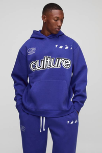 Ensemble survêtement 2 pièces en coton épais pour homme avec pantalon de survêtement et sweat à capuche - Vêtements de sport écologiques - Product Image 6