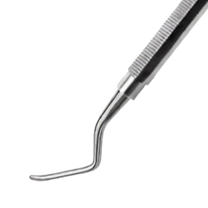 Cureta Ósea Lucas # Instrumento Quirúrgico Dental Ergonómico Manual con Mango Hexagonal y Puntas Dobles de 3mm para Extracción de Hueso y Curetaje - Product Image 4