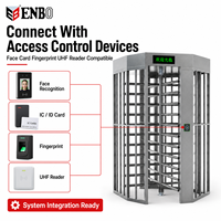 Tourniquet intelligent ENBO NBO-Q2 pleine hauteur avec reconnaissance faciale, empreinte digitale, RFID, code QR, système de contrôle d'accès de sécurité sans balais