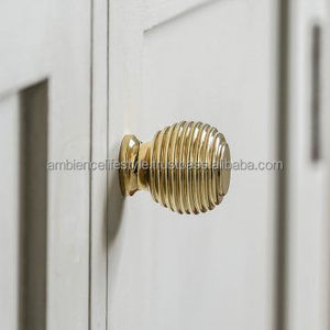 Stylish Brass Knobs Modern Design Cabinet Drawer Pull Handles Elegant Furniture <b>Hardware</b> Accessories Premium Home Decor - Product Image 3