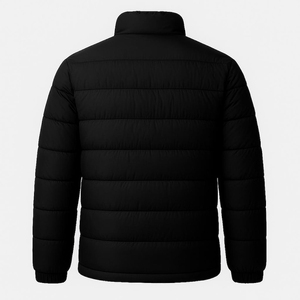 Men's Puffer Jacket Stand Eco-Friendly Breathable 220g Lightweight Quilted Winter Coat Warm Insulated Zip-Up Outerwear Everyday - Product Image 2