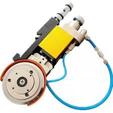 STAR KNIVES SAWS Pneumatic Motorized Circular Slitting Knife Holder | Durable <b>Top</b> Bottom <b>Shear</b> Blade Housing High Speed Paper - Product Image 2