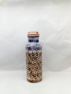 FAIZA CRAFT 100% Pure Handmade Copper <b>Water</b> <b>Bottles</b> | Eco-Friendly 1L Leak Proof Yoga <b>Bottles</b> Thermal Insulation Applicable for - Product Image 2
