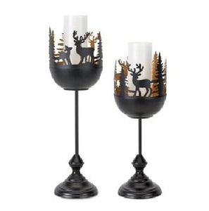 Iron Deer Candle Holder With <b>Tea</b> Light For Christmas Home Decoration Heat Resistant Metal Candle <b>Stand</b> - Product Image 2