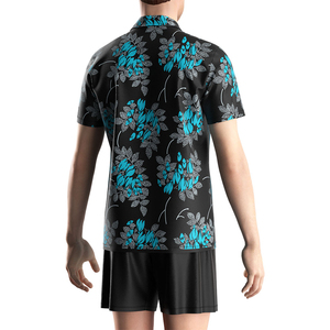 Chemises polo à manches courtes pour hommes personnalisées, impression par sublimation, respirantes, tricotées, vêtements de golf décontractés - Product Image 4