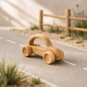 Elegantes y Modernos Coches de Juguete de Madera, Mini Modelos de Vehículos para Salas de Juego Infantiles y Colecciones de Regalo - Product Image 2