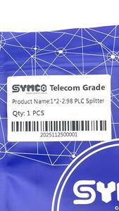 Divisor Óptico de Fibra PLC SYMCO 1x2 a 2:98 con Relación de División 2:98 para Telecomunicaciones - Product Image 2