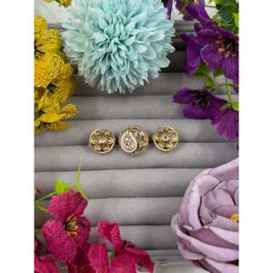 <b>Indian</b> Ethnic Artificial Jewellery Pooja Heritage Adjustable <b>Ring</b> for Casual Style - Product Image 6