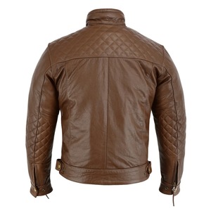 High Quality Outdoor Use Custom Made Motorbike Leather <b>Jacket</b> <b>Men</b> Lightweight Winter Wear Genuine Leather Motorbike <b>Jacket</b> - Product Image 6