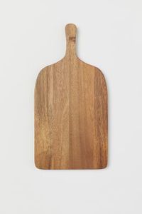 Planche à découper ronde en bois faite à la main, forme ronde avec poignée, planche à découper en acacia durable pour la cuisine - Product Image 2