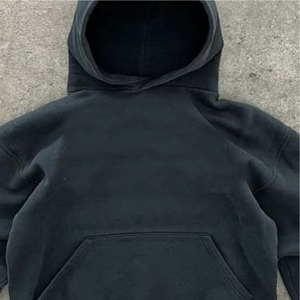 Sudadera con Capucha para Hombre, Estilo Urbano, Oversize, con Efecto Desgastado, de Forro Polar, con Estampado Vintage, de Gramaje Pesado y Corte Holgado - Product Image 3