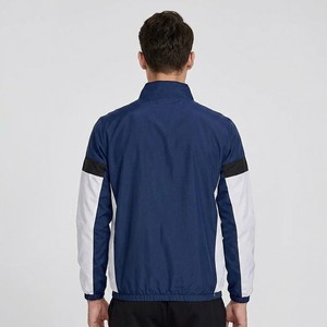 Mens Athletic Windbreaker <b>Jacket</b> Full Zip Stand Collar <b>Lightweight</b> Training <b>Running</b> Sports <b>Jacket</b> With Sleeve Contrast Panels - Product Image 2