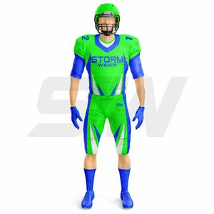 Fabricant d'uniformes de football américain OEM ODM, vêtements de sport personnalisés, maillots de football, anti-rétrécissement, uniformes de football américain pour adultes - Product Image 5