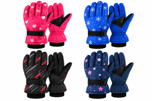 Guantes Unisex de Invierno Impermeables con Pantalla Táctil, para Esquí, Snowboard, Ciclismo, Antideslizantes, Gruesos, de Felpa, Resistentes al Viento, de Poliéster - Product Image 6