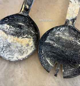 Servidor de Ensalada de Resina, Exportador Indio, Juego de Cubiertos de Resina (Tenedor y Cuchara) para Uso Doméstico y en la Cocina, Tamaño Personalizado por MN EXPORTS - Product Image 5