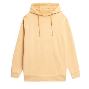 <b>Men</b> Winter for Beige Pullover Hoodie Drawstring Hood Long Sleeve Plain <b>Sweatshirt</b> Casual Streetwear Top 100% Cotton Fleece - Product Image 5