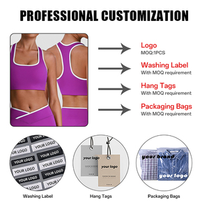 New Design Summer Female Sports Bra with Removable Pads Custom V-neck Lightweight Seamless Fitness Gym Workout Women's Yoga Tops - Product Image 2