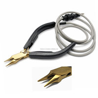 Pince à souder à bec effilé de haute qualité en acier inoxydable léger pour la fabrication de bijoux permanents et l'équipement de bricolage de bijoux