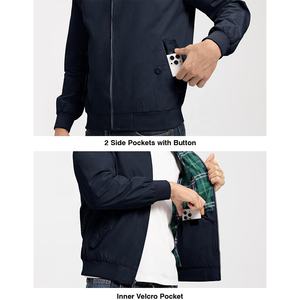 Chaqueta cortavientos clásica con logotipo personalizado Prendas de abrigo cómodas y ligeras para el trabajo Senderismo y tareas al aire libre - Product Image 5
