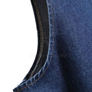 Chaleco de Mezclilla para Hombre, Invierno, Servicio OEM, Ropa Casual de Exterior, 100% Algodón, Transpirable, Ecológico, Moda Diaria, Tejido Suave - Product Image 4