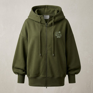 Hoodie d'hiver personnalisé avec logo, tissu polaire, pull-over homme, séchage rapide, respirant, uni, streetwear décontracté homme & femme - Product Image 1