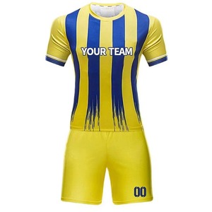 Uniforme de Fútbol Profesional de Primera Calidad 2024 para Hombre Adulto, Manga Corta, Secado Rápido, Transpirable, Nombre del Equipo Personalizado, Ropa Deportiva - Product Image 2