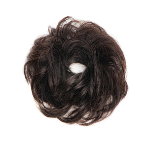 Extensión de Cabello Humano Remy Indio para Moño Despeinado |   Moño de Cabello Virgen Natural con Clip |   Postizo de Aspecto Natural - Product Image 4