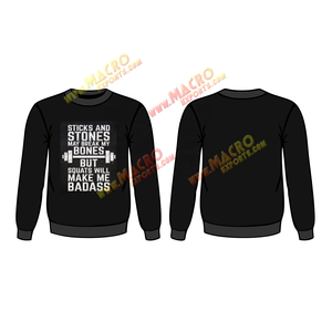 เสื้อสเวตเตอร์ขนแกะแบบสวมหัวสำหรับทุกเพศเสื้อสเวตเตอร์มีฮู้ดผ้าคอตตอน-โพลีเอสเตอร์ปรับสีได้ตามต้องการ - Product Image 1