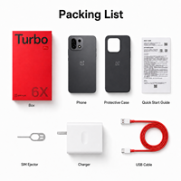 Nouveau Téléphone Gaming 5G OnePlus Turbo 6X Pro 2026 en Gros, Écran AMOLED 144Hz, Processeur Dimensity 7400 Super, Batterie 8000mAh, Charge Rapide 80W, Smartphone Android