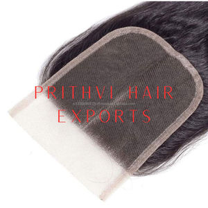 Fermeture et extension de cheveux humains HD Lace en blond cendré gris blond argenté 3X2 3X3 3X4 3X5 3X6 Remy-pour toupet - Product Image 3