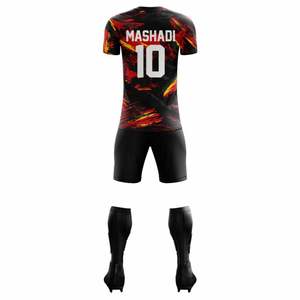 Uniformes de Fútbol Sublimados al por Mayor, Personalizables, Transpirables, de Manga Corta y Tallas Grandes - Product Image 2