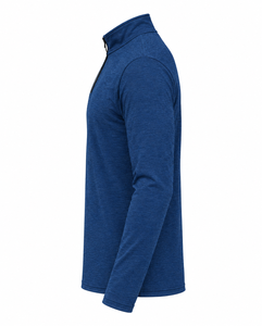 <b>Men's</b> Blue Quarter <b>Zip</b> <b>Sweatshirts</b> Long Sleeve Custom Eco Friendly Plain Dyed Streetwear Jogging Outdoor <b>Sweatshirts</b> For <b>Men's</b> - Product Image 3