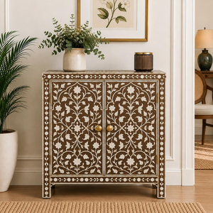 Console de style moderne avec incrustations en os, design personnalisé, commode à tiroirs pour salon, artisanat fait main à faible coût pour l'extérieur - Product Image 3