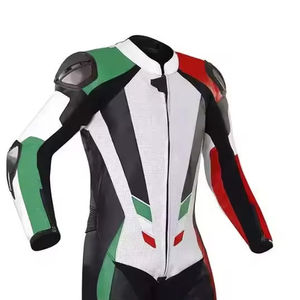Traje de Carreras de Motocicleta para Hombre Negro de Alta Calidad, Talla Grande, Transpirable, Resistente al Viento e Impermeable, Nuevo Traje Deportivo de Cuero para Carreras - Product Image 4