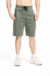 New Breathable Style Short Custom Logo Acid Washed <b>Distressed</b> Plus Size Casual Blank <b>Top</b> Premium Quality Sweat Shorts for Men - Product Image 2