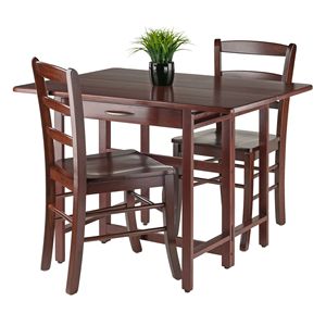 Taylor 3 pezzi Set da pranzo con foglia a goccia sedia e tavolo per piccoli spazi - Product Image 3
