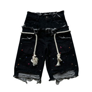 Pantalones Cortos Casuales para Hombre con Doble Cintura, Diseño Personalizado con Serigrafía, Cordón Elástico y Bolsillos, 100% Algodón - Product Image 1