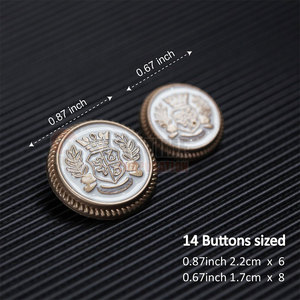 Stylish Premium Finish With Durable Structure And Detailed Craftsmanship For Apparel Manufacturing Steel <b>Buttons</b> - Product Image 6