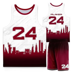 Uniformes Deportivos para Adultos y Niños, Pantalones Cortos con Jersey, Nuevo Modelo de Alta Calidad, Conjuntos Personalizados de Baloncesto para Hombre - Product Image 1