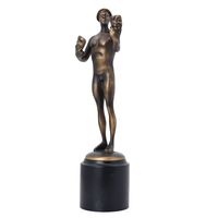 Trophée personnalisé en bronze moulé en 3D, sculpture d'homme sexy, statue pour l'art et les trophées de collection, médailles, plaques