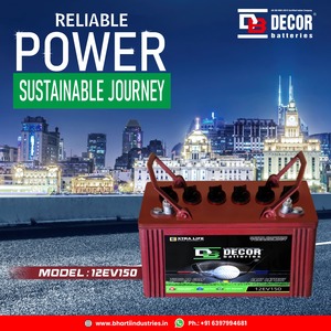 Golf Cart Batterie 12 EV150 Top Batterien Golf wagen Hersteller aus Indien höhere Leistung mit Export Fabrik kosten und Preis