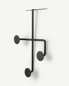 Modern Metal <b>Over</b> <b>Door</b> <b>Hook</b> Rack Musical Note Design Hanging Organizer Space Saving Storage Holder for Bedroom Bathroom Entryway - Product Image 1