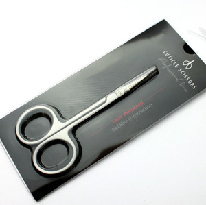 Ciseaux à cuticules de précision Laser Edge en acier inoxydable de qualité supérieure pour salon et vente au détail, faible MOQ, meilleur ciseau de manucure - Product Image 4